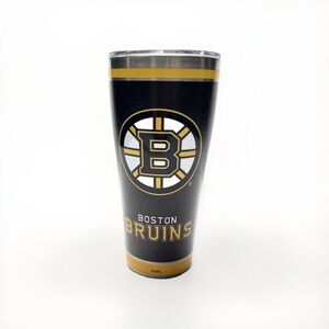 NHL Boston Bruins Stainless Steel Tumbler 30 oz Tervis Blackout -Free Shipping